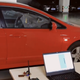 A Honda Civic lights and chirps as researchers test the security of its keyless entry system.